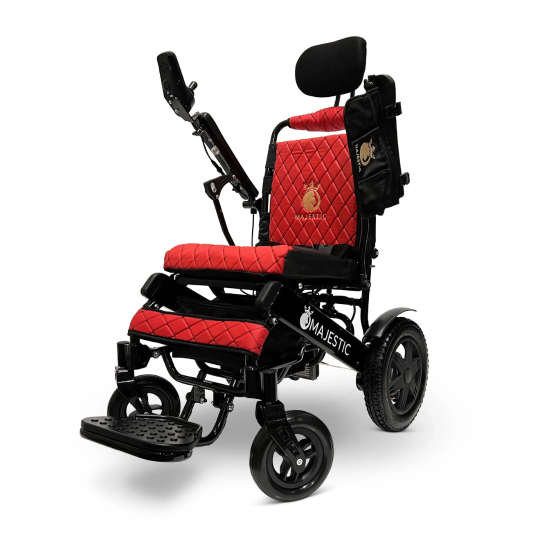 ComfyGo MAJESTIC IQ-9000 Lightweight Folding Power Wheelchair - Blowout Sale - Senior.com Power Chairs